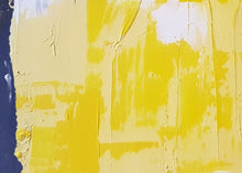 Load image into Gallery viewer, Yellow Abstract Wall Art White Abstract Painting Blue Abstract Art Np032