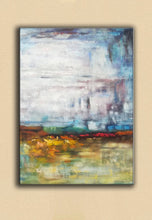 Load image into Gallery viewer, Yellow White Red Abstract Painting Original Artwork Yp039