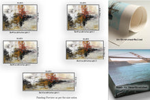 Load image into Gallery viewer, Brown White Red Abstract Painting Giant Canvas Painting Fp094