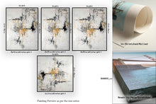 Load image into Gallery viewer, White Yellow Abstract Painting for Home Bedroom Wall Art Fp078