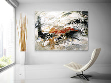 Load image into Gallery viewer, White Black And Red Abstract Painting Modern Painting for Home Fp040