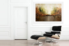Load image into Gallery viewer, Large Brown Green Abstract Painting,Modern Landscape Abstract Art Fp053