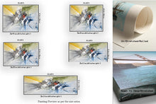 Load image into Gallery viewer, Original Grey Yellow Blue Painting on Canvas Textured Wall Decor Fp079