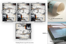 Load image into Gallery viewer, Black And White Abstract Painting Red Yellow Painting for Home Fp081