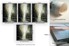 Load image into Gallery viewer, Brown Green Landscape Abstract Painting Modern Painting for Home Qp038