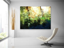 Load image into Gallery viewer, Green Abstract Wall Painting Colorful Abstract Art Bedroom Wall Art Fp059