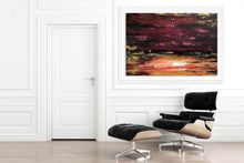Load image into Gallery viewer, Large Brwon Yellow Abstract Painting Huge Canvas Art Qp034
