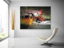 Load image into Gallery viewer, Brown Red Yellow Abstract Painting Large Art on Canvas Fp063