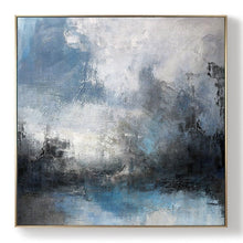 Load image into Gallery viewer, Large Abstract Sea Original Abstract Art Painting Large Cloud Canvas Np046