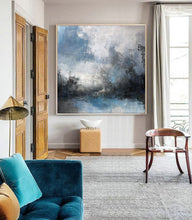 Load image into Gallery viewer, Large Abstract Sea Original Abstract Art Painting Large Cloud Canvas Np046