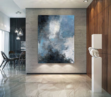 Load image into Gallery viewer, Original Blue Sky Abstract Painting,Cloud Canvas Painting,Living Room Art Bl013