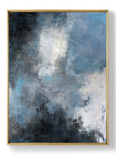 Load image into Gallery viewer, Original Blue Sky Abstract Painting,Cloud Canvas Painting,Living Room Art Bl013