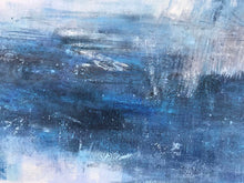 Load image into Gallery viewer, Blue White Abstract Painting,Abstract Painting Large Works of Art Dp123