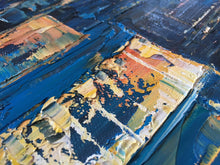 Load image into Gallery viewer, Large City Abstract Painting on Canvas New York City Art Gp020