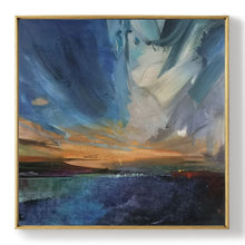 Load image into Gallery viewer, Blue Painting Landscape Abstract Painting Sky Abstract Painting Bp105
