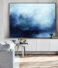 Load image into Gallery viewer, Deep Blue Sea Landscape Painting Abstract Landscape Art Dp092