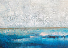 Load image into Gallery viewer, Deep Blue Sea Level Painting,Large Abstract Art Living Room Art BG001