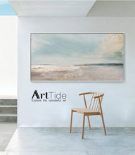 Load image into Gallery viewer, Large Beach Painting Cloud Painting Abstract Landscape Painting Ap040