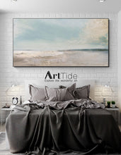 Load image into Gallery viewer, Large Beach Painting Cloud Painting Abstract Landscape Painting Ap040