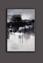 Load image into Gallery viewer, Black And White Wall Art Abstract Painting Contemporary Painting YP052