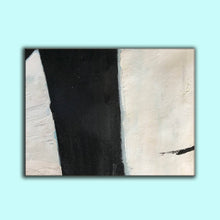 Load image into Gallery viewer, Black And White Abstract Painting Minimalist Painting Yp028