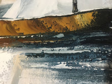 Load image into Gallery viewer, Canvas Wall Art Large Original Sailboats Gather in the Harbor Landscape Gp036