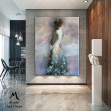 Load image into Gallery viewer, Original Nude Women Painting,Oversized Wall Paintings Gp022