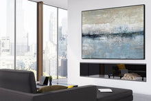 Load image into Gallery viewer, Blue Ocean Abstract Painting Sea and Sky Landscape Painting Dp129