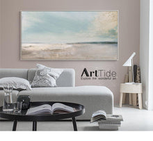 Load image into Gallery viewer, Large Beach Painting Cloud Painting Abstract Landscape Painting Ap040