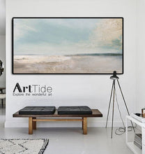 Load image into Gallery viewer, Large Beach Painting Cloud Painting Abstract Landscape Painting Ap040