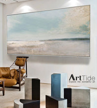 Load image into Gallery viewer, Large Beach Painting Cloud Painting Abstract Landscape Painting Ap040