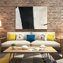 Load image into Gallery viewer, Black And White Abstract Painting Minimalist Painting Yp028