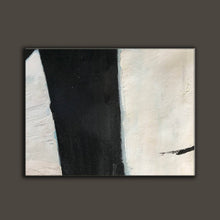 Load image into Gallery viewer, Black And White Abstract Painting Minimalist Painting Yp028