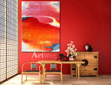 Load image into Gallery viewer, Red Abstract Painting Wall Painting For Living Room Big Painting Art Dp050