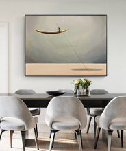 Load image into Gallery viewer, Sailboat Abstract Oil Painting Artwork Large Living Room Art Np072