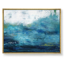 Load image into Gallery viewer, Xl Canvas Wall Art Original Turquoise Sea And Blue Sky Landscape Dp098