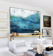 Load image into Gallery viewer, Xl Canvas Wall Art Original Turquoise Sea And Blue Sky Landscape Dp098