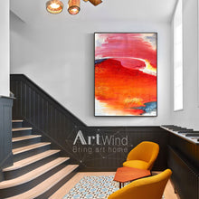 Load image into Gallery viewer, Red Abstract Painting Wall Painting For Living Room Big Painting Art Dp050