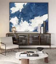 Load image into Gallery viewer, Blue White Abstract Painting White Cloud Painting Big Wall Paintings Dp127