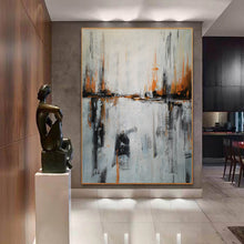 Load image into Gallery viewer, Oversized Paintings on Canvas Vertical Hand-painted Abstract Painting Gp076