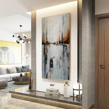 Load image into Gallery viewer, Oversized Paintings on Canvas Vertical Hand-painted Abstract Painting Gp076