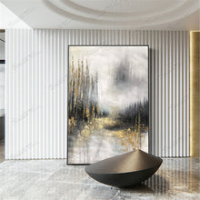 Load image into Gallery viewer, Large Original Gold Art Abstract Canvas Painting For Living Room Gp056