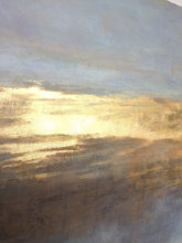 Load image into Gallery viewer, Gold Leaf Art Painting Gray Abstract Painting For Living Room Office Ap073