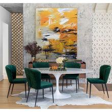 Load image into Gallery viewer, Big Artwork Yellow Abstract Painting, Minimalist Abstract Art Gp034