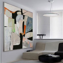 Load image into Gallery viewer, Block Knife Painting Abstract Canvas Art Modern Decor Knife Art Nursery Decor Dp053