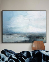 Load image into Gallery viewer, Marine Landscape Painting Large Sky And Ocean Painting Modern Art Dp089
