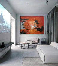 Load image into Gallery viewer, Original Artwork Red Abstract Painting Contemporary Art Gp034