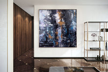 Load image into Gallery viewer, Black Gold Bedroom Wall ArtLarge Wall Art Office Wall Painting Dp020