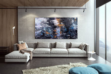 Load image into Gallery viewer, Black Gold Bedroom Wall ArtLarge Wall Art Office Wall Painting Dp020
