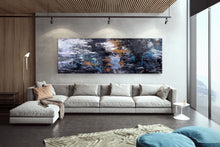 Load image into Gallery viewer, Black Gold Bedroom Wall ArtLarge Wall Art Office Wall Painting Dp020